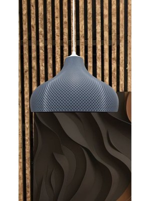 Normadia Leila Gri Çok Amaçlı Modern Sarkıt Avize, E27, Şık ve Zarif Tasarım