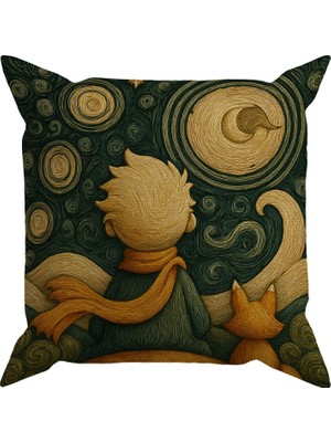 Evdek Çift Tarafı Baskılı Kırlent Kılıfı 6EOD50