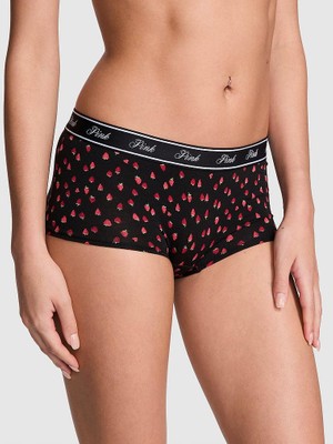 Victoria's Secret Logolu Pamuklu Boyshort Külot
