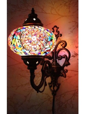 Normadia Renkli Mozaik Duvar Aplikası, Şık ve Modern Dekorasyon Unsuru