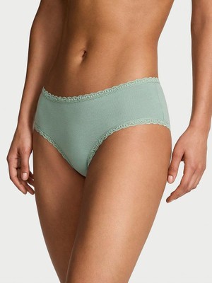 Victoria's Secret Beli Dantelli Pamuklu Cheeky Külot