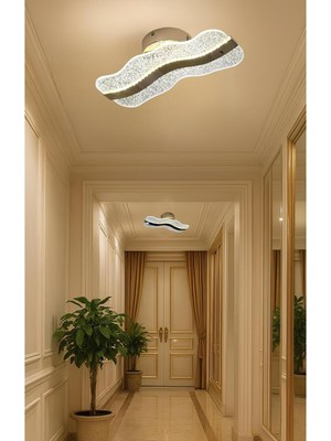 Normadia Modern 30CM Gold Tavan LED Avize, Gün Işığı 4000K, Şık ve Zarif Tasarım