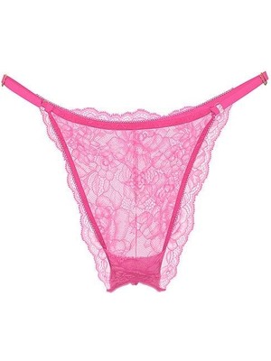 Victoria's Secret Gül Dantelli Ayarlanabilir Brazilian Külot