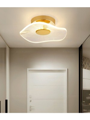 Normadia Modern Sarı Power LED Tavan Avizesi, Şık ve Aydınlatıcı Tasarım