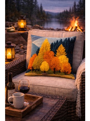 Evdek Çift Tarafı Baskılı Kırlent Kılıfı 6EOD44