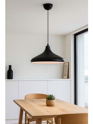 Normadia Modern Siyah Metal Sarkıt Aydınlatma, Endüstriyel Tarz Dekorasyon