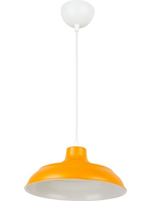 Normadia Modern Turuncu ve Beyaz Sarkıt Avize, Şık Cafe ve Mutfak Dekoru