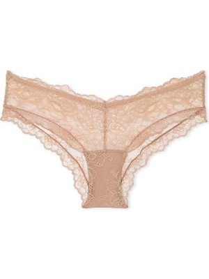Victoria's Secret Gül Dantelli Derin Bacak Kesim Cheeky Külot