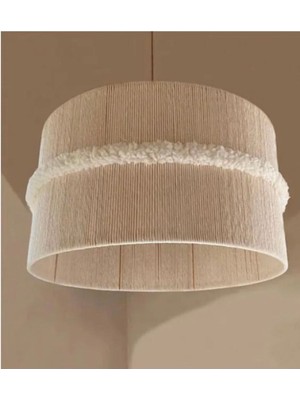 Normadia El Yapımı Makrome Bebek Odası Avizesi, Şık ve Doğal Aydınlatma Sağlar