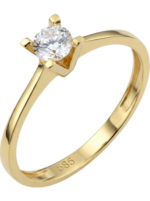 Hakan Mücevherat Tektaş 14 Ayar Altın Yüzük