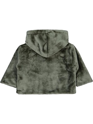 Civil Baby Kapüşonlu 6-18 Ay Hırka - Haki 6-9 Ay