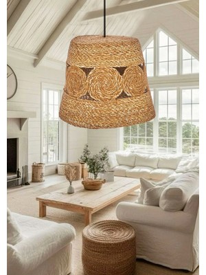 Normadia Homing Natural Bej Hasır Sarkıt No:6, Şık ve Doğal Dekorasyon Öğesi