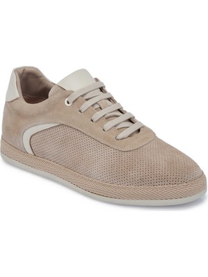 Tergan Gri Hakiki Süet Deri Erkek Sneaker - E25I1AY57329-C11