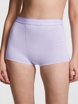 Victoria's Secret Yüksek Bel Işıltılı Boyshort Külot