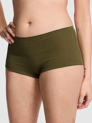 Victoria's Secret Logolu Pamuklu Boyshort Külot