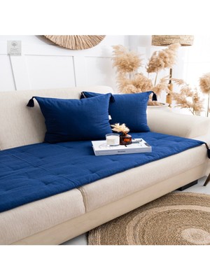 DNC Hometex Premium Keten Koltuk Pedi /koltuk Şiltesi Evcil Hayvan Dostu [ölçü Seçenekli]
