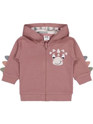 Civil Baby Dinozor Baskılı 6-18 Ay Hırka - Kahve 6-9 Ay