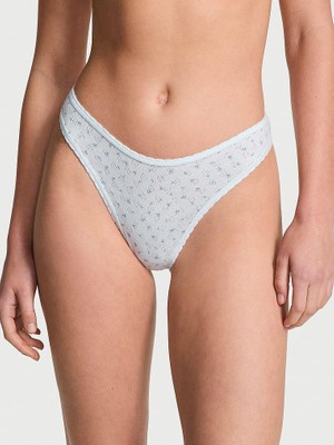 Victoria's Secret Pamuklu Derin Bacak Kesim Tanga