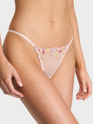 Victoria's Secret Bloom Işlemeli V-String Külot