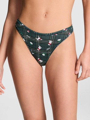 Victoria's Secret Pamuklu Derin Bacak Kesim Tanga