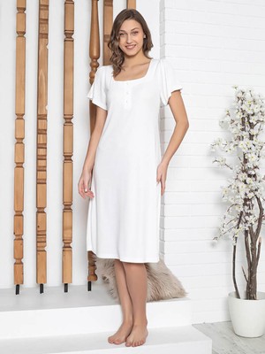 Limissi Imissi Pervazlı Atlet Yaka  Pijama Takımı - Ekru L / Xxl