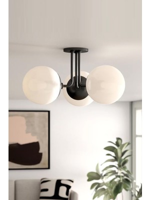 Normadia Şık Modern Üçlü Avize ile Mekanınıza Zarafet Katın