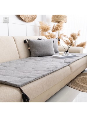 DNC Hometex Premium Keten Koltuk Pedi /koltuk Şiltesi Evcil Hayvan Dostu [ölçü Seçenekli]