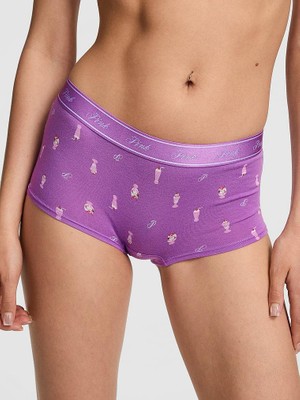Victoria's Secret Logolu Pamuklu Boyshort Külot