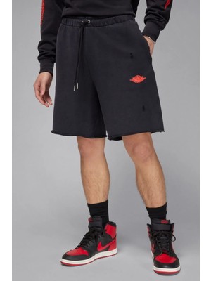 Nike Air Jordan Rare Air Fleece Short Black Pamuklu Erkek Şort Siyah