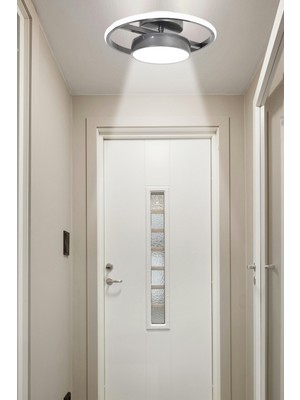 Normadia Modern Gri ve Beyaz Ledli Çok Amaçlı Aydınlatma Takımı
