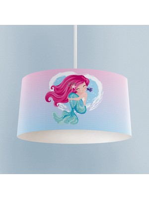 Normadia Deniz Kızı Desenli Bebek ve Çocuk Odası Avizesi, Şık ve Renkli Tasarım