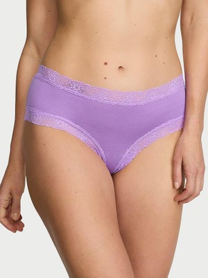 Victoria's Secret Beli Dantelli Pamuklu Cheeky Külot