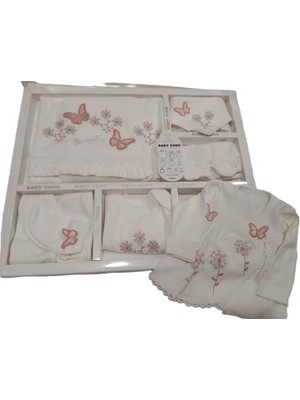 Baby Zuhu My Baby Kumsal % 100 Coton 10 Lu Hastane Çıkışı Butterfly 6553