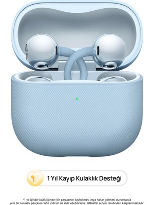 HUAWEI Freeclip 2, açık kulak tasarımlı bluetooth kulaklık, Hafif Tasarımla Gün Boyu Rahat Kullanım, 38 Saate Varan Pil Ömrü, (HUAWEI Türkiye Garantili), Mavi