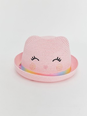 Lc Waikiki Yeni Sezon Nakışlı Kız Çocuk Fötr Şapka