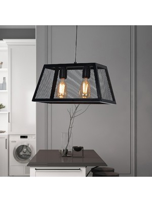 Normadia Modern Retro Tarzda 2'li Sarkıt Avize, Mutfak ve Salon Dekoru Için Ideal