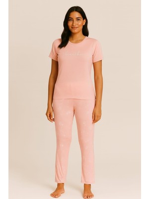 Pemilo Kadın 20551 Kısa Kol Pijama Takımı