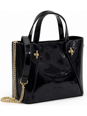 Kriste Bell Kadın Çanta Rugan Siyah 7187