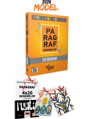 2026 Kpss Ags Ales Dgs Liderler Karması 20 Paragraf Deneme Seti + Yargı Paragraf Deneme Hediyeli