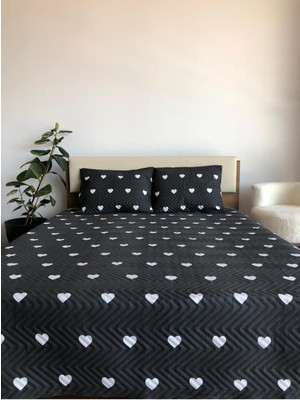 Coverbox Kalpli Çift Kişilik Çok Amaçlı Yatak Örtüsü Takımı - 200X240 cm - Çeyiz ve Günlük