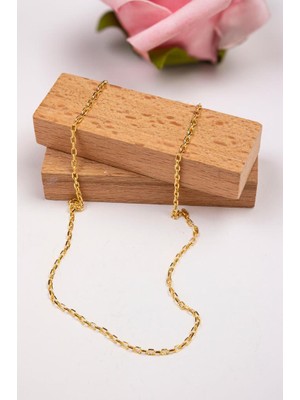 Latif Kuyumcu 14 Ayar Unisex Forse Zincir 55 cm Altın Zincir LKZNC1091