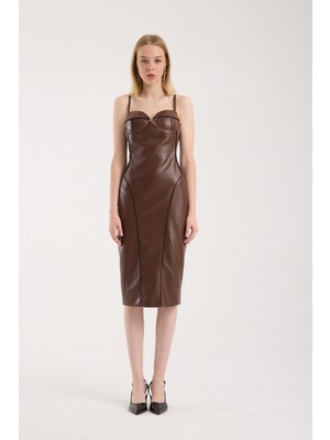 Dyra Midi Boy Şık Kokteyl Elbisesi