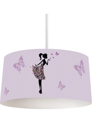 Normadia Renkli Kelebek Çocuk Bebek Odası Sarkıt Avize TLAV-018