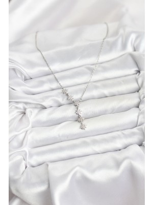 Lokiboo 316L Çelik Zincir Gümüş Renk Kutup Yıldızı Model Kadın Kolye - TJ-BKO10665