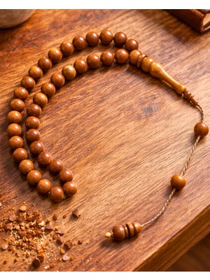 Sufi Tesbih Esans Ve Hediyelik Doğal Kuka Tesbih 7 mm – El Işçiliği, Hafif ve Şık Tesbih