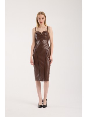 Dyra Midi Boy Şık Kokteyl Elbisesi