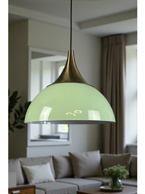 Normadia Yimpi Mint Eskitme Kubbe Sarkıt Avize, Şık ve Dekoratif Aydınlatma