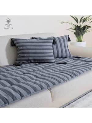 DNC Hometex Keten Koltuk Pedi / Koltuk Şiltesi - Evcil Hayvan Dostu, Makinede Yıkanabilir Ölçü Seçenekli.