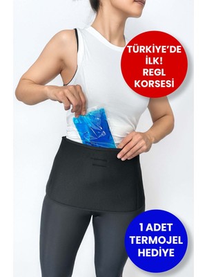 Kayoubi Özel Gün Regl Adet Karın Ağrı Kesici Giderici Termo Jelli Sıcak Soğuk Tutucu Isıtma Korsesi