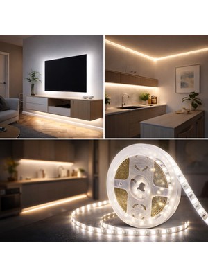 Fırsat Yolu Şerit LED 5 mt Çok Renkli – Tezgah Altı, Tv Arkası, Dolap Aydınlatma Tak Çalıştır